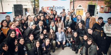 Passerini inauguró el primer Punto de Encuentro Comunitario de la ciudad
