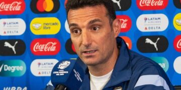 Scaloni habló sobre la lesión de Lionel Messi