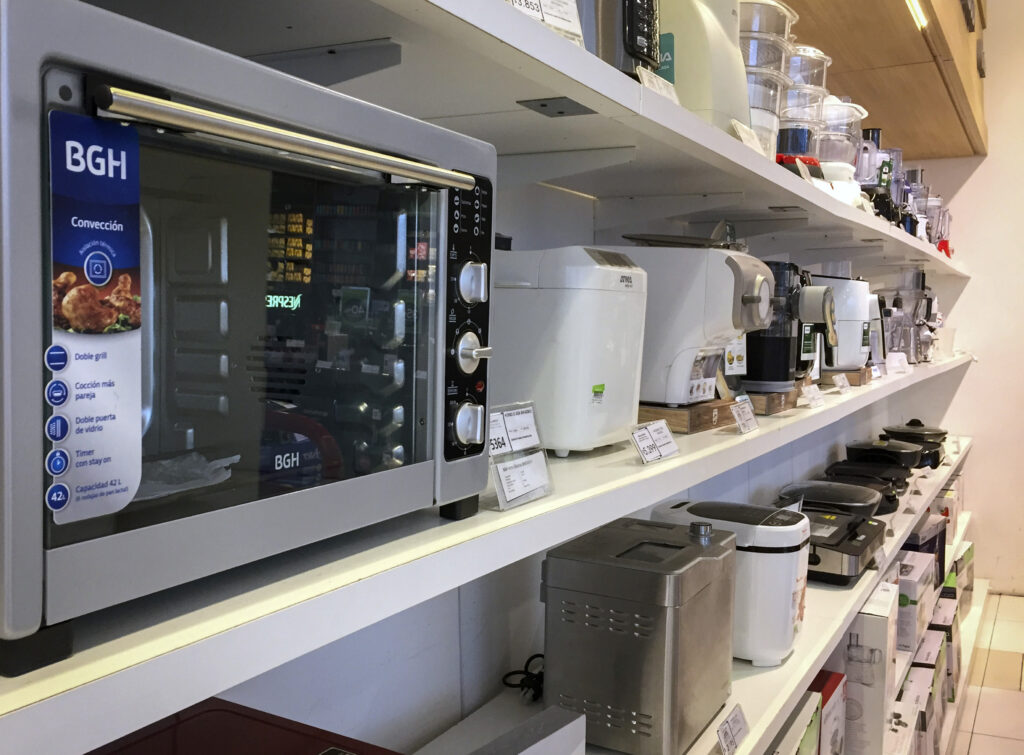 Las ventas de electrodomésticos cayeron un 33% interanual durante el primer semestre del año Las ventas de electrodomésticos cayeron un 33% interanual durante el primer semestre del año