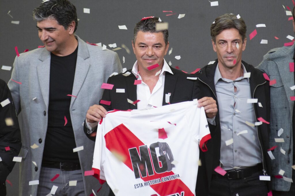 Gallardo fue presentado como el nuevo DT de River: "Estoy en el lugar al que pertenezco"