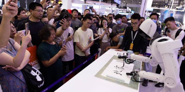 Inauguración de la Conferencia Mundial de Robots en Beijing