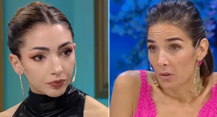 Tensión entre Thelma Fardin y Juana Viale por las preguntas sobre su historia familiar