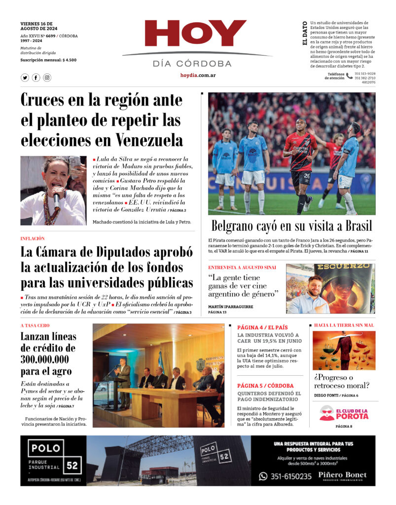 Portada 16.08.2024 Portada 16.08.2024