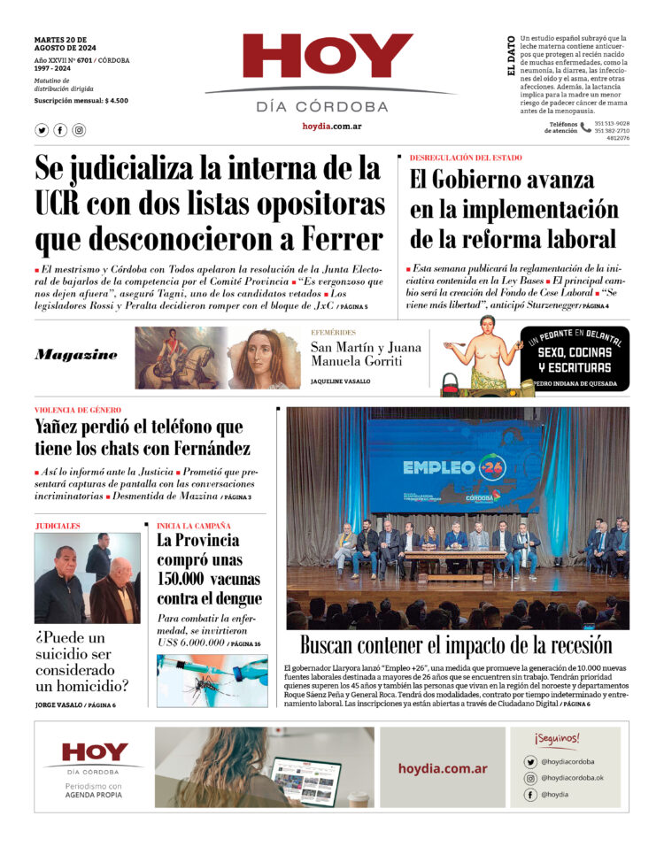 Portada 20.08.2024