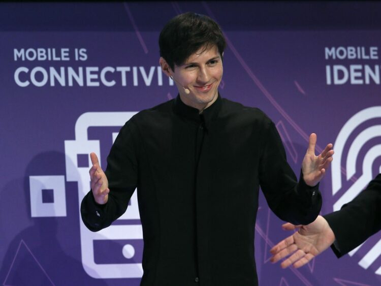 Pavel Durov, cofundador de la aplicación de mensajería inmediata Telegram.