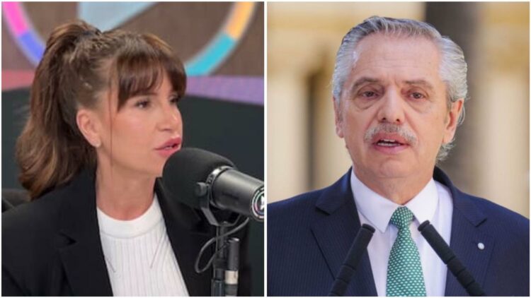 Se filtró un chat de Alberto Fernández con Florencia Peña y la actriz salió a hablar