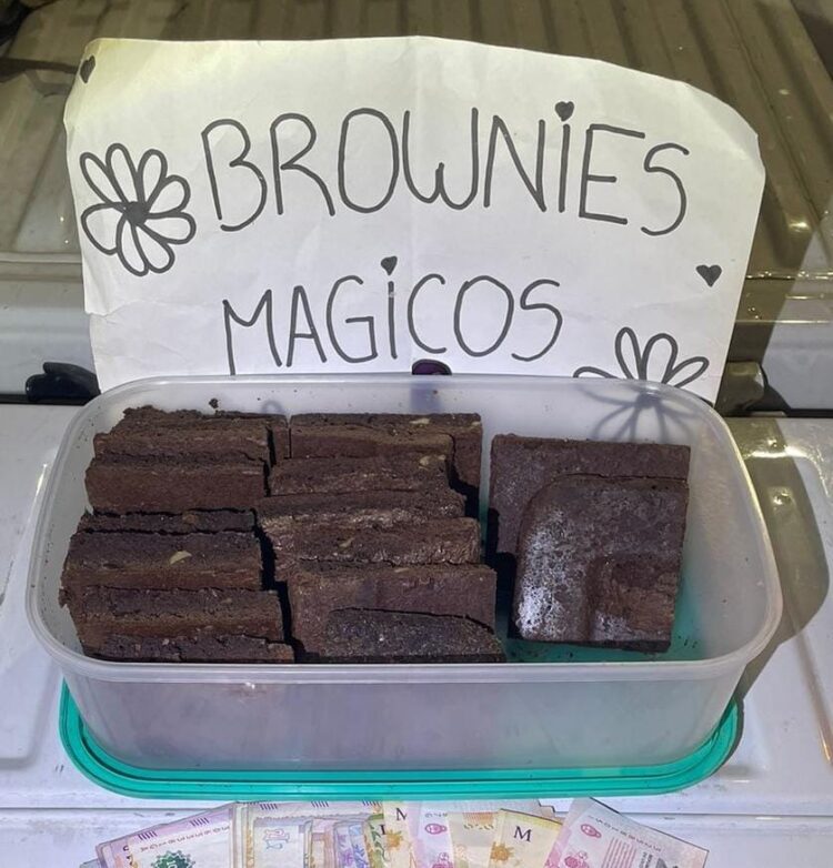 Vendía "brownies mágicos" que contenían marihuana y quedó detenido