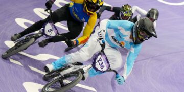 Gonzalo Molina no pudo pasar a las semifinales de BMX Racing