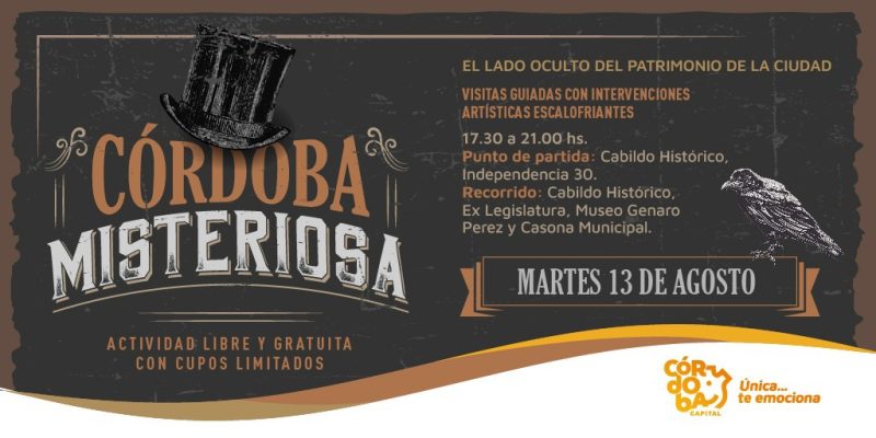 "Córdoba Misteriosa": Un recorrido nocturno por las leyendas y fantasmas de la historia