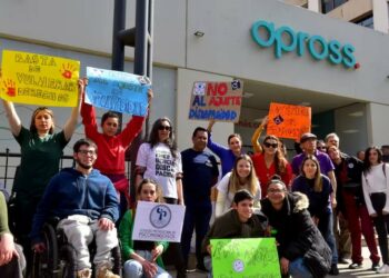 Los prestadores de discapacidad se movilizaron en Córdoba