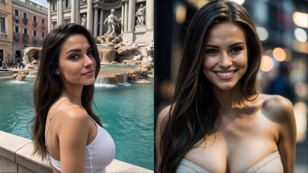 Esta es Emily Pellegrini, la modelo creada 100% con inteligencia artificial que factura US$ 10.000 por mes