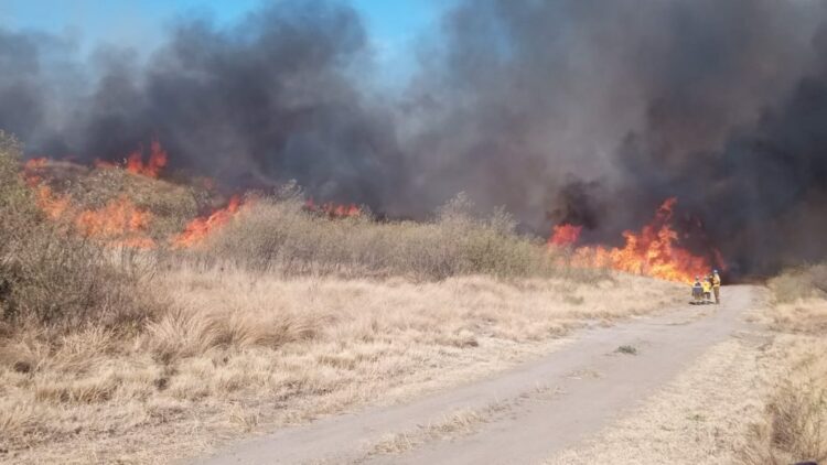 El incendio en Estancia La Paz se encuentra contenido