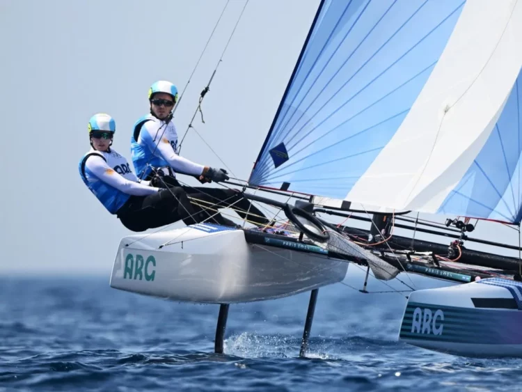 Mateo Majdalani y Eugenia Bosco clasificaron para la Medal Race de Nacra 17