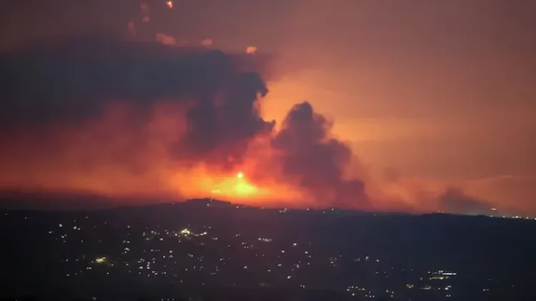 Hezbollah lanzó una lluvia de cohetes y drones contra Israel