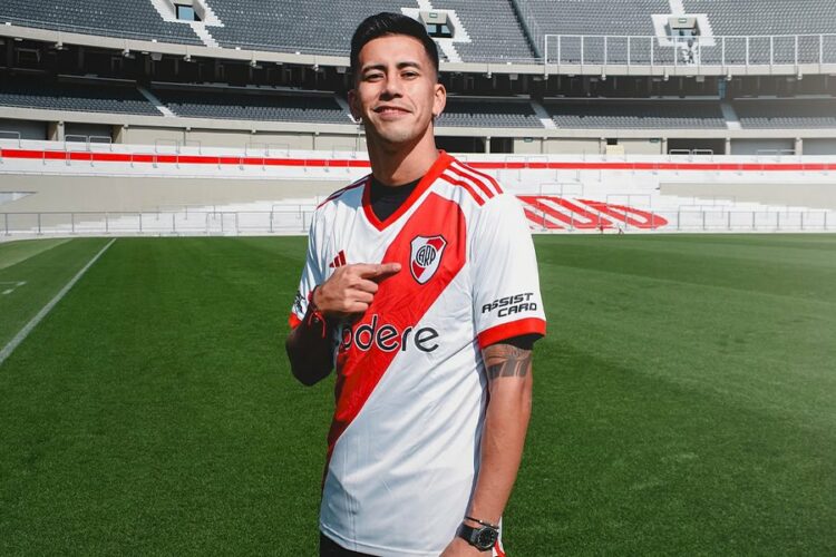 Maxi Meza fue anunciado como nuevo jugador de River