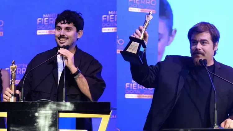 Martín Fierro Digital 2024: Migue Granados y Lucas Rodríguez se llevaron los galardones de Oro