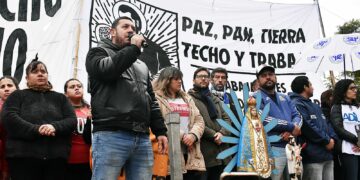 Organizaciones sociales y gremios se movilizaron contra el “ajuste”