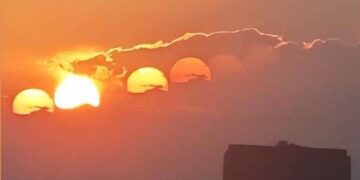 Aparecieron siete soles en China y las redes sociales explotaron