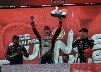 Canapino llegó al podio