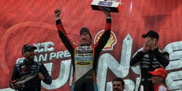 Canapino llegó al podio