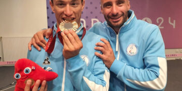 El cordobés Fernando Vázquez sumó otra medalla para la Argentina en los Juegos Paralímpicos