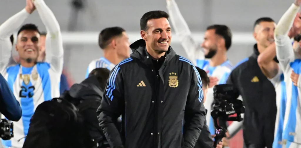 Último entrenamiento de la Selección argentina antes de viajar a Colombia