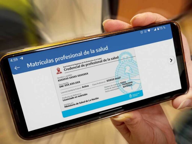 Las matrículas de los profesionales de la salud serán digitales con vigencia de cinco años