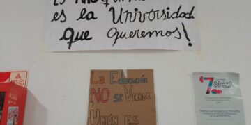 Contra el desfinanciamiento de las universidades, estudiantes toman un pabellón de la UNC