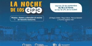 "La Noche de los CPC": horario extendido, shows y artistas invitados para recibir la primavera