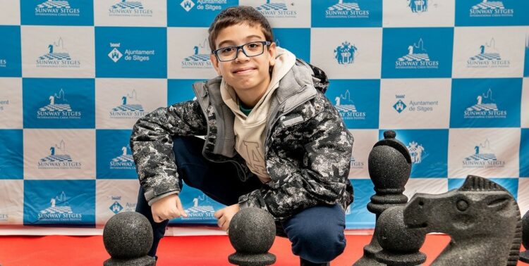 Faustino Oro ganó un torneo en España de manera invicta