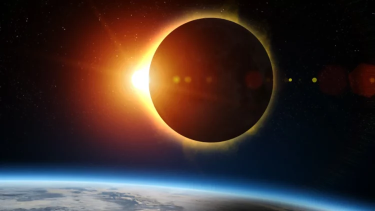 Eclipse solar anular: cómo es el anillo de fuego brillante que se formará sobre el cielo argentino