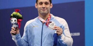 «Pipo» Carlomagno, un atleta paralímpico que siente a la natación como un medio de vida