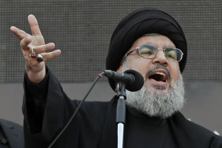 Hassan Nasrallah, líder del grupo terrorista Hezbollah.