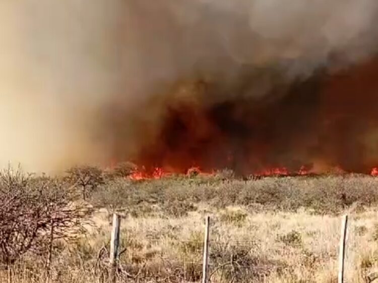 Está contenido el incendio en el Valle de Punilla