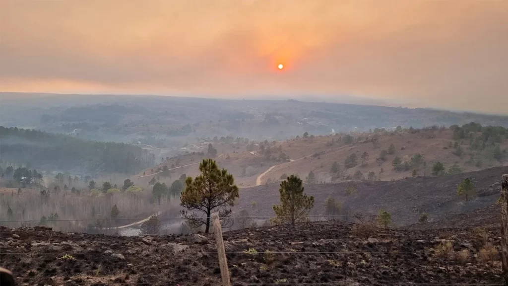 Entidades del agro apoyaron la lucha contra el fuego