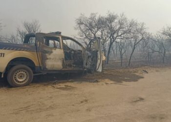 Un policía resultó con quemaduras tras heroico rescate de una mujer de 80 años en San Esteban