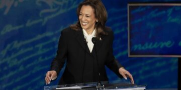 Harris dominó a Trump de principio a fin
