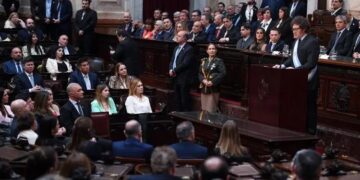 La mayoría de los legisladores por Córdoba respaldó el discurso de Milei