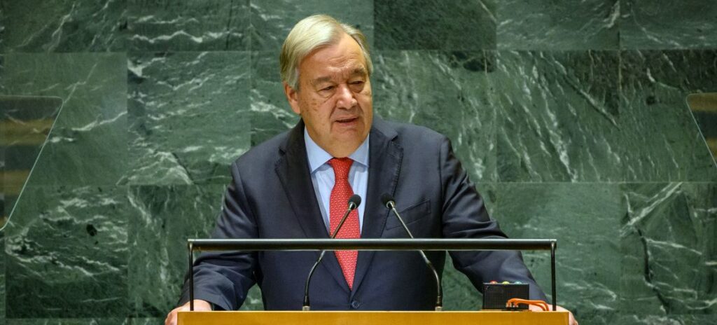 Guterres dijo que la impunidad del mundo es “intolerable”