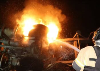 Ataque masivo a la ciudad ucraniana de Poltava