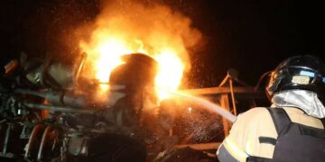 Ataque masivo a la ciudad ucraniana de Poltava