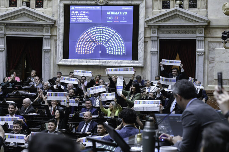 Diputados aprobó la Boleta Única de Papel y se utilizará en las elecciones del 2025