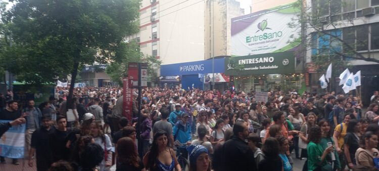 Tercera marcha universitaria contra el ajuste en Córdoba