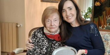 Villarruel compartió fotos con Isabel Martínez de Perón en el Día de la Lealtad Peronista