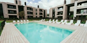 Garderie, el primer condominio con placas premoldeadas de Argentina
