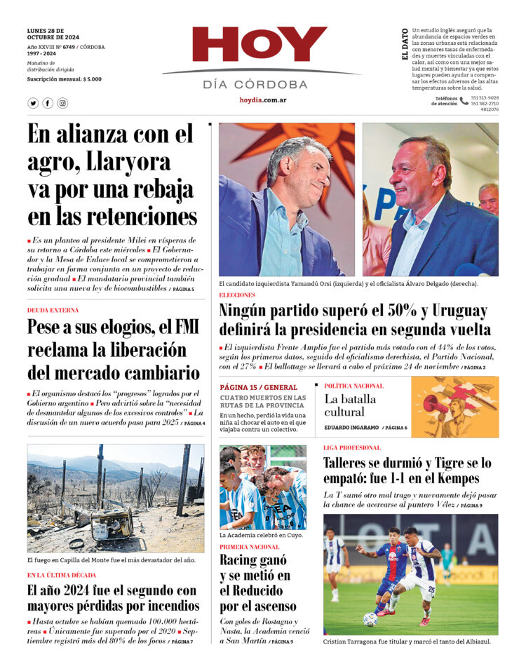 Portada 28.10.2024