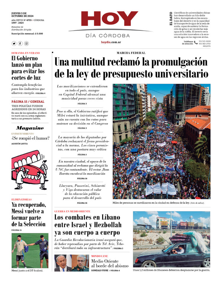 Portada 3.10.2024