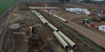 Avanza la construcción del acueducto Córdoba – Santa Fe