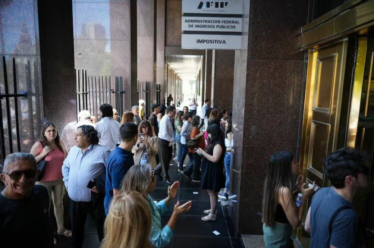 Los trabajadores de la Afip protestaron en todo el país.