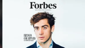 En rol de modelo, Colapinto posó para la revista Forbes y se sinceró: "Estoy tratando de..."